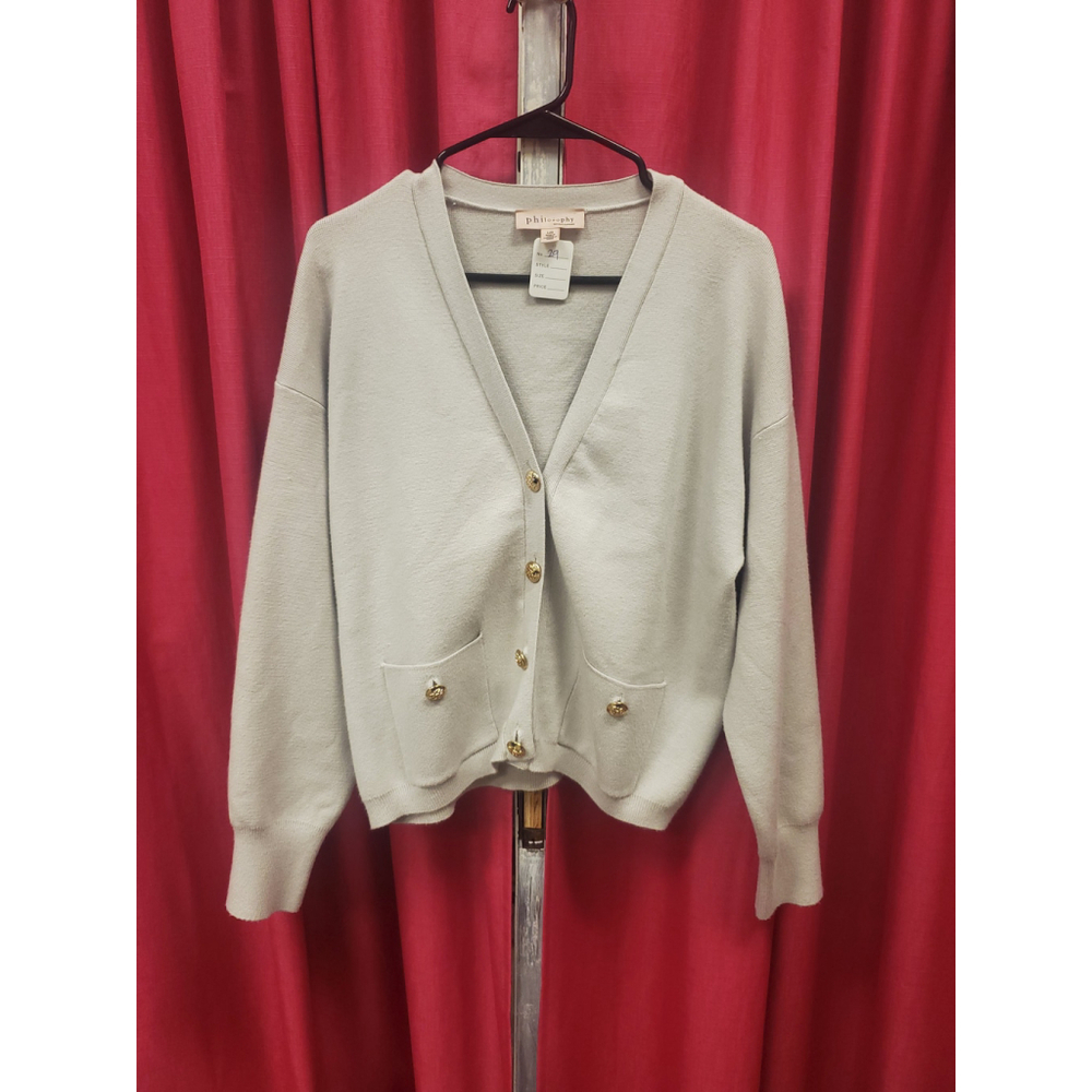 Philosophy Republic Clothing. Grey Sweater. Size L. RS 29.